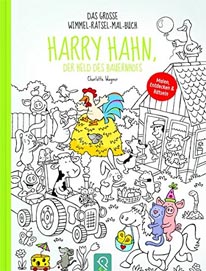 Wimmel-Rätsel-Mal-Buch Harry Hahn - Auf dem Bauernhof